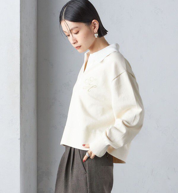 SHIPS for women「〈手洗い可能〉エンブレム ラガー ニット」|ニット・セーター|