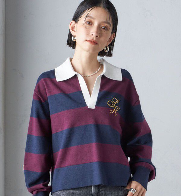 SHIPS for women「〈手洗い可能〉エンブレム ラガー ニット」|ニット・セーター|