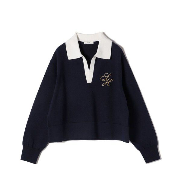 SHIPS for women「〈手洗い可能〉エンブレム ラガー ニット」|ニット・セーター|