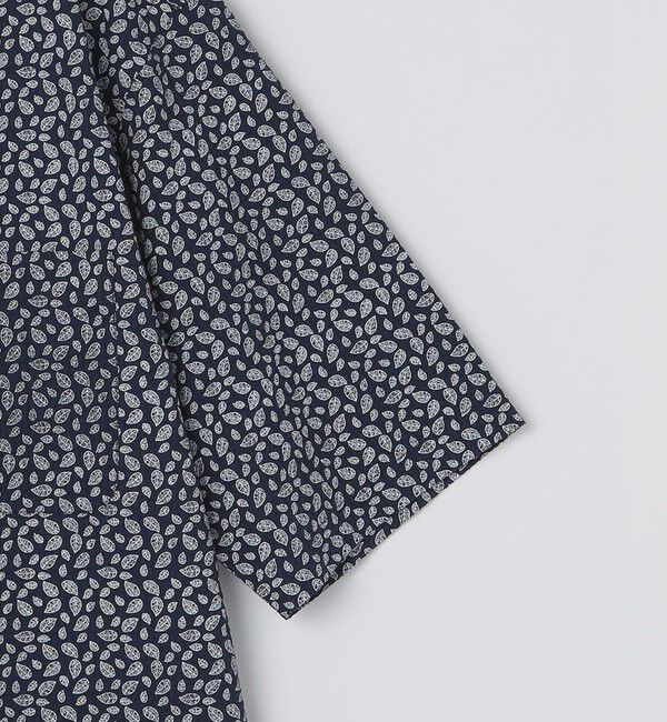 SHIPS Colors 「SHIPS Colors:〈洗濯機可能〉リップル プリント ワイドカラー ショートスリーブ シャツ」|シャツ・ブラウス|