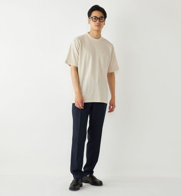 SHIPS Colors 「SHIPS Colors:〈吸水速乾〉リネンブレンド カノコ ビズ Tシャツ◇」|Tシャツ・カットソー|