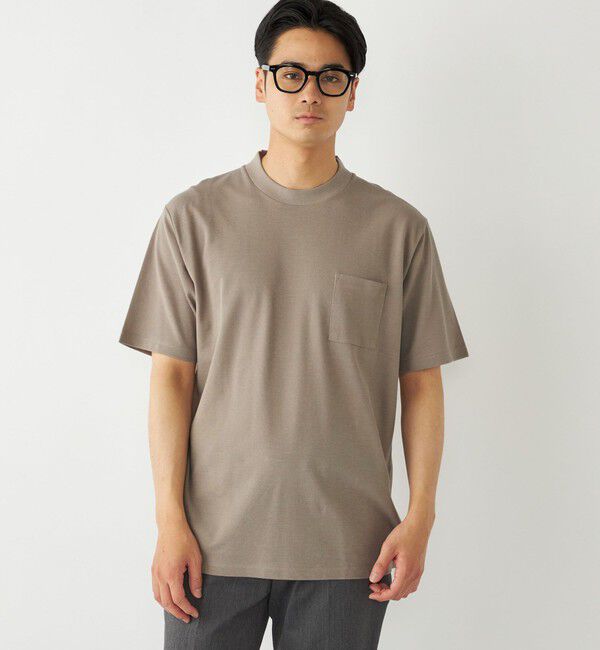 SHIPS Colors 「SHIPS Colors:〈吸水速乾〉リネンブレンド カノコ ビズ Tシャツ◇」|Tシャツ・カットソー|