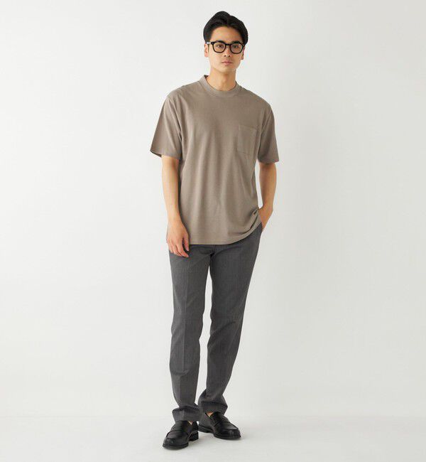 SHIPS Colors 「SHIPS Colors:〈吸水速乾〉リネンブレンド カノコ ビズ Tシャツ◇」|Tシャツ・カットソー|