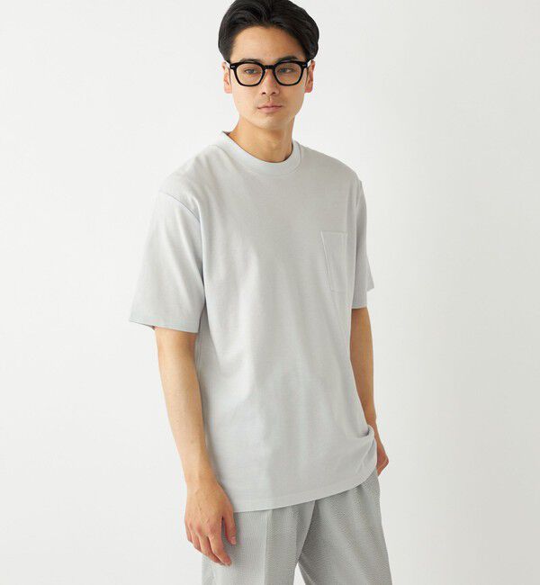 SHIPS Colors 「SHIPS Colors:〈吸水速乾〉リネンブレンド カノコ ビズ Tシャツ◇」|Tシャツ・カットソー|