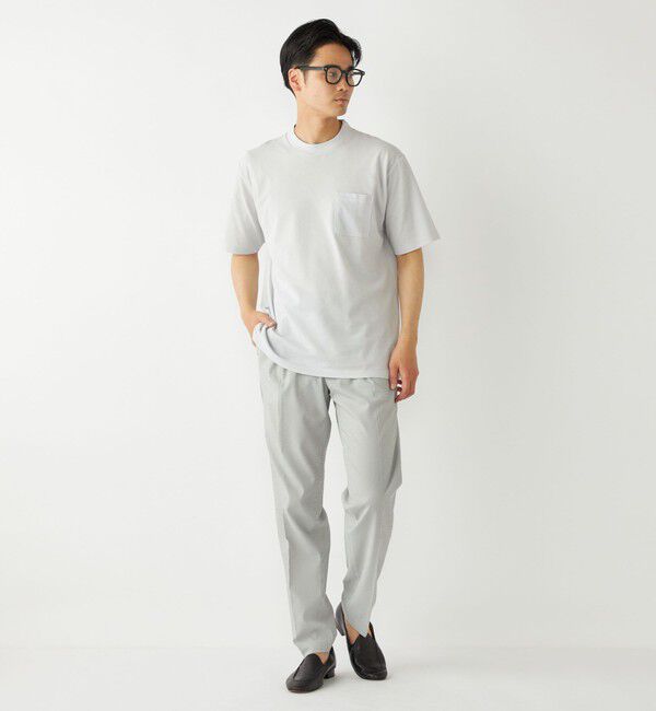 SHIPS Colors 「SHIPS Colors:〈吸水速乾〉リネンブレンド カノコ ビズ Tシャツ◇」|Tシャツ・カットソー|