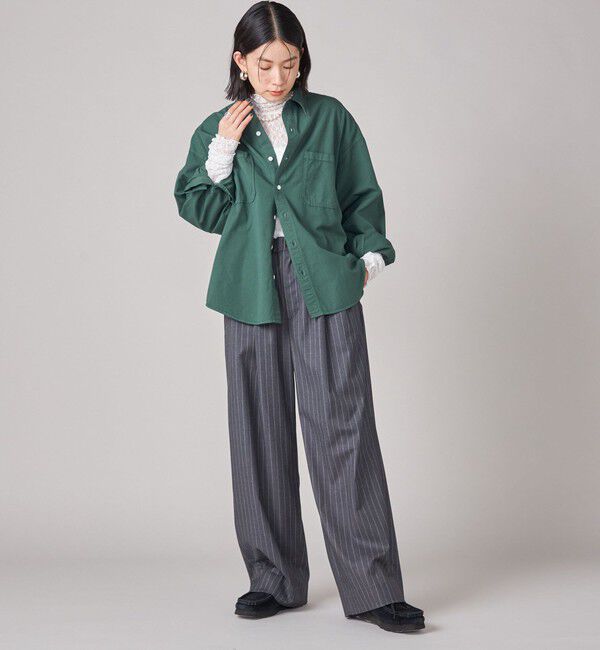 SHIPS for women「SHIPS NINE CASE:〈洗濯機可能〉ダイド シャツ」|シャツ・ブラウス|