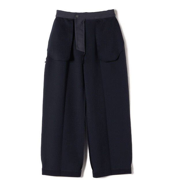 SHIPS for women「〈洗濯機可能 / セレモニー対応可〉ポリエステル レーヨン ダンボール ストレート パンツ」|その他|