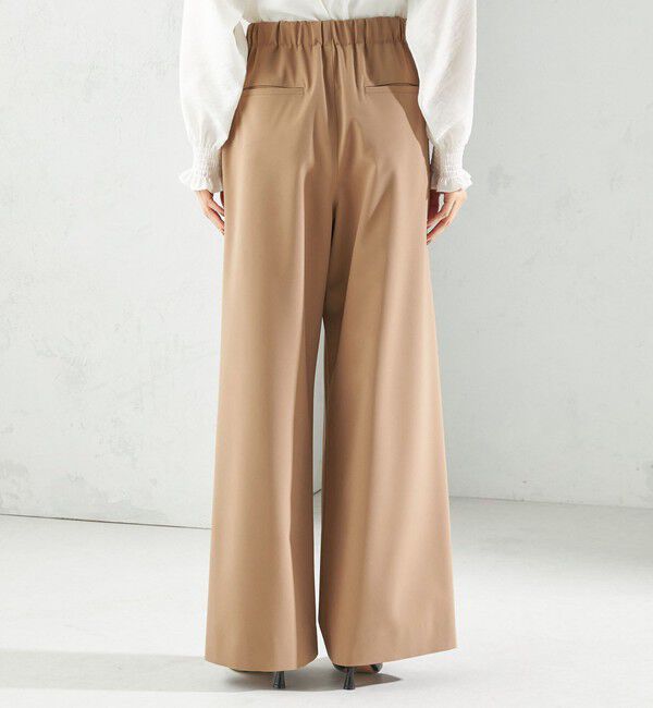 SHIPS for women「〈洗濯機可能〉ストレッチ ツイル イージー タック パンツ」|その他|