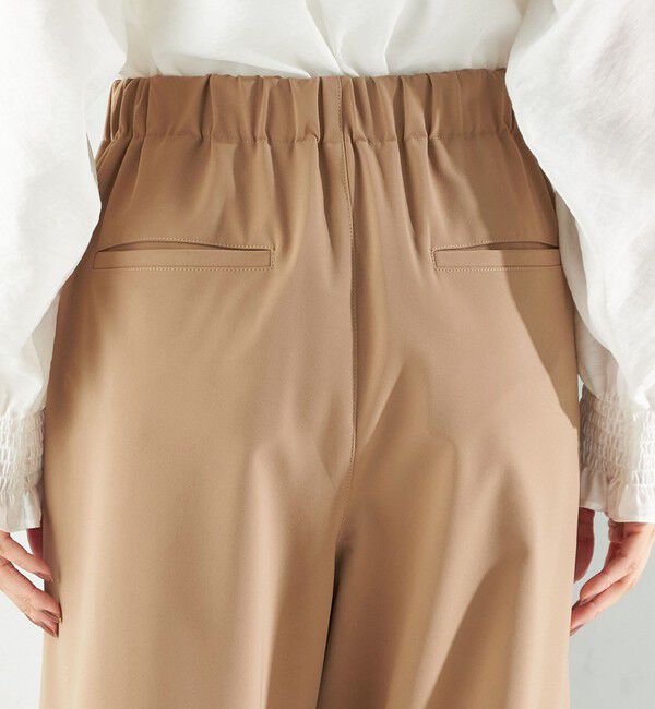 SHIPS for women「〈洗濯機可能〉ストレッチ ツイル イージー タック パンツ」|その他|