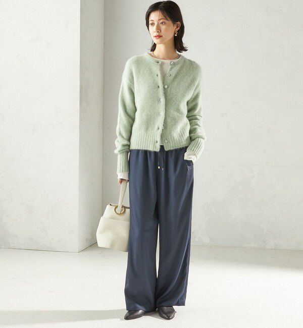 SHIPS for women「〈手洗い可能〉フォックス クルーネック ニット カーディガン」|カーディガン|