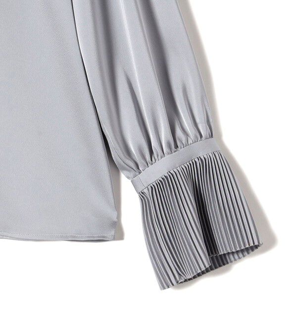 SHIPS for women「〈手洗い可能〉プリーツ 袖 デザイン ブラウス」|シャツ・ブラウス|