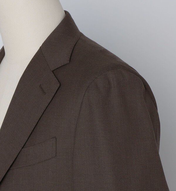 SHIPS「Valditaro: ウール ブラウン ソリッド スーツ」|スーツ|