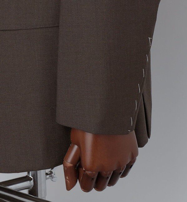 SHIPS「Valditaro: ウール ブラウン ソリッド スーツ」|スーツ|