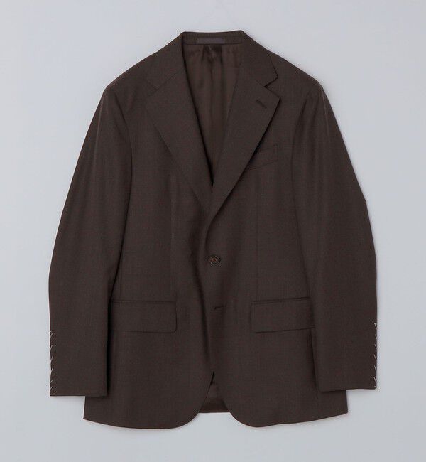 SHIPS「Valditaro: ウール ブラウン ソリッド スーツ」|スーツ|