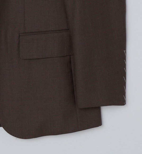SHIPS「Valditaro: ウール ブラウン ソリッド スーツ」|スーツ|