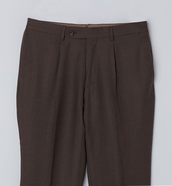 SHIPS「Valditaro: ウール ブラウン ソリッド スーツ」|スーツ|