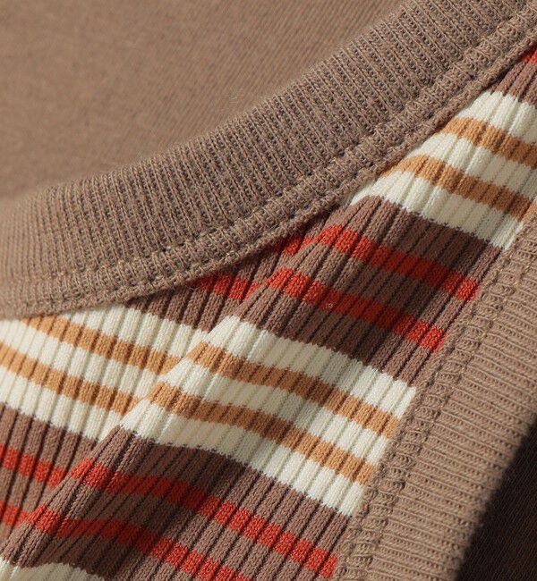 SHIPS Colors 「《予約》SHIPS Colors:〈手洗い可能〉ボーダー カップ タンクトップ◆」|タンクトップ|