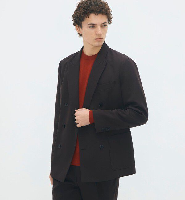 CABaN「CABaN ライトウールギャバジン ダブルブレストジャケット」|テーラードジャケット|