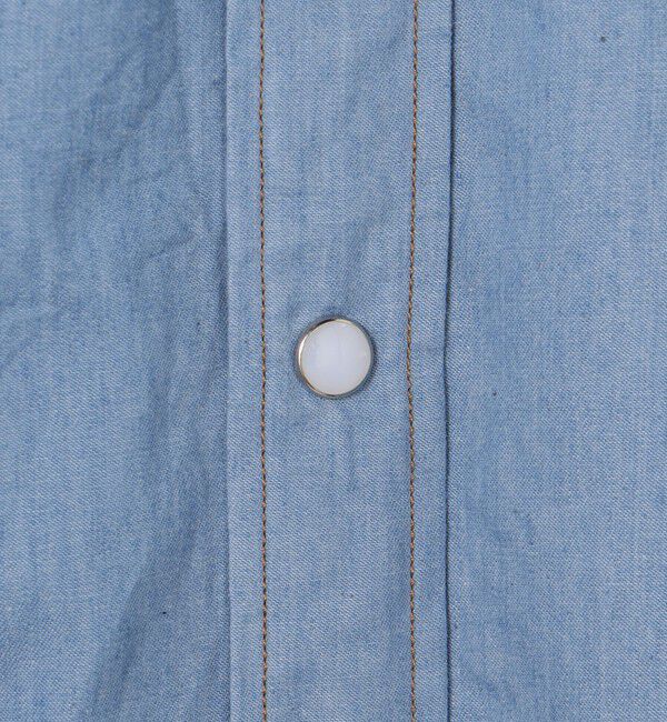 TOMORROWLAND MENS「コットンデニム ウエスタンシャツ」|シャツ・ブラウス|