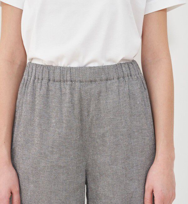 GALERIE VIE「コットンリネンストレッチ イージーワイドパンツ」|その他|