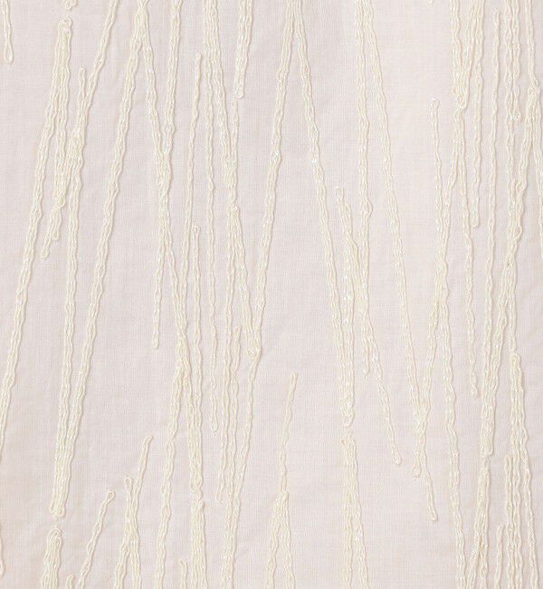 GALERIE VIE「コードエンブロイダリー　ワイドイージーパンツ」|チノ|