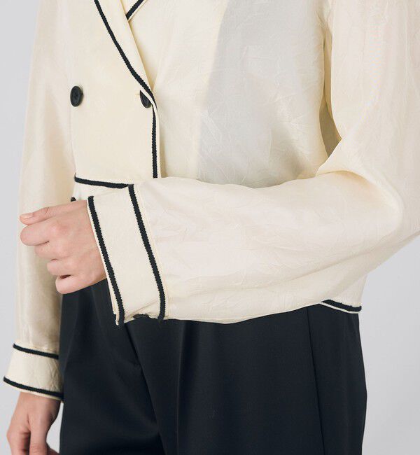 DES PRES「シルクワッシャー ダブルブレストジャケット」|その他|