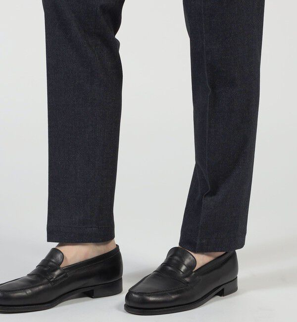 TOMORROWLAND MENS「コットンポリエステル モールスキン 1プリーツ イージースラックス」|スラックス|