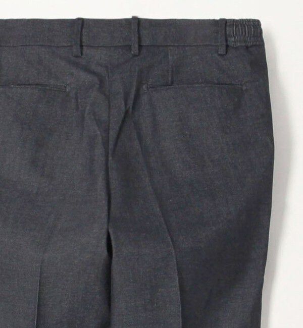 TOMORROWLAND MENS「コットンポリエステル モールスキン 1プリーツ イージースラックス」|スラックス|