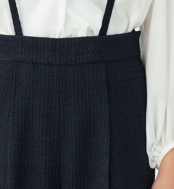 Ballsey「ライトファンシーツイード サスペンダーワイドパンツ」|その他|