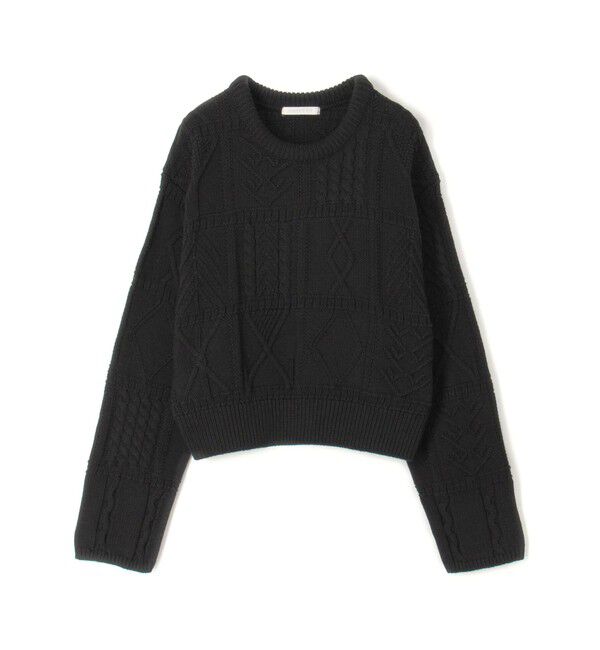 GALERIE VIE「ガンジーニット クルーネックプルオーバー」|ニット・セーター|69 ネイビー