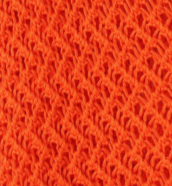 MACPHEE「メッシュコットン スキッパープルオーバー」|ニット・セーター|