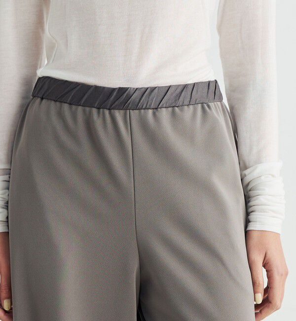 Edition「カルゼジャージー セミワイドスラックス」|スラックス|