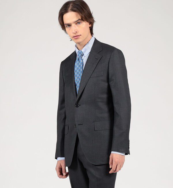 TOMORROWLAND MENS「TRAVELLER ウールシルク シングルブレステッド2Bスーツ E.Zegna」|スーツ|