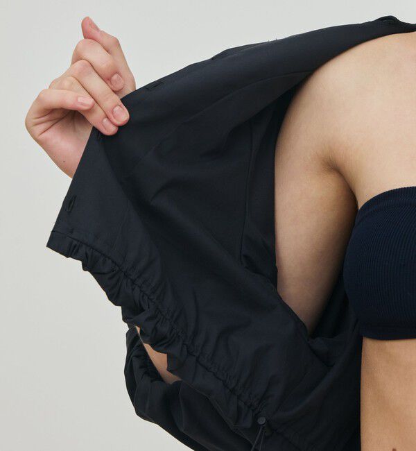 DES PRES「コットンストレッチポプリン クロップドバブルブルゾン」|ブルゾン・スタジャン|