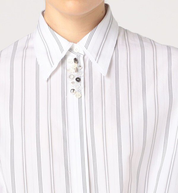 DES PRES「コンパクトプレーンコットン シャツワンピース」|ワンピース|