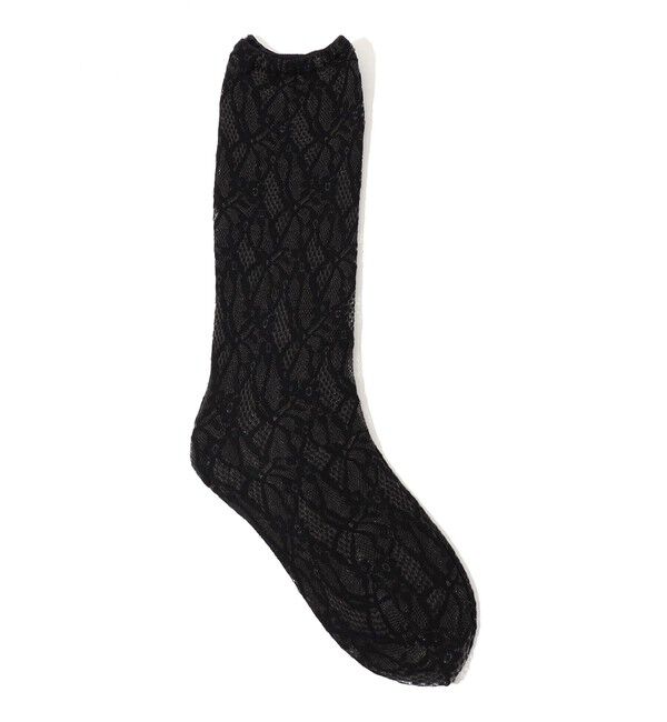 Edition「edition pourell レース ソックス」|ソックス|19 ブラック