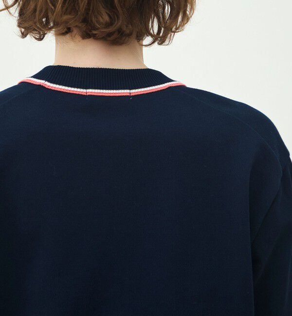 MACPHEE「ドライコットン Vネックカーディガン」|カーディガン|