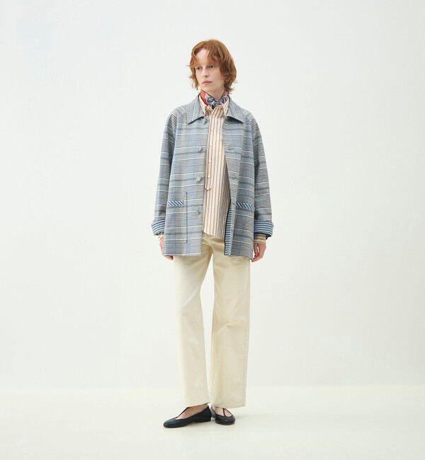 MACPHEE「コットンタイプライター レギュラーカラーシャツ」|シャツ・ブラウス|