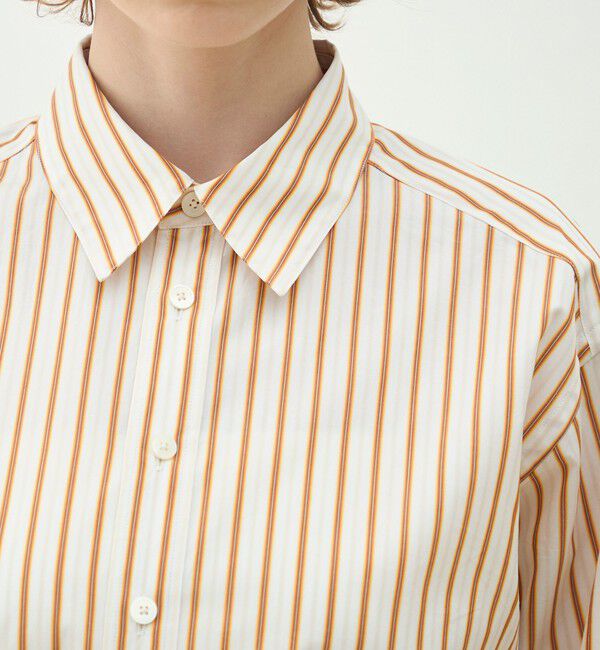 MACPHEE「コットンタイプライター レギュラーカラーシャツ」|シャツ・ブラウス|