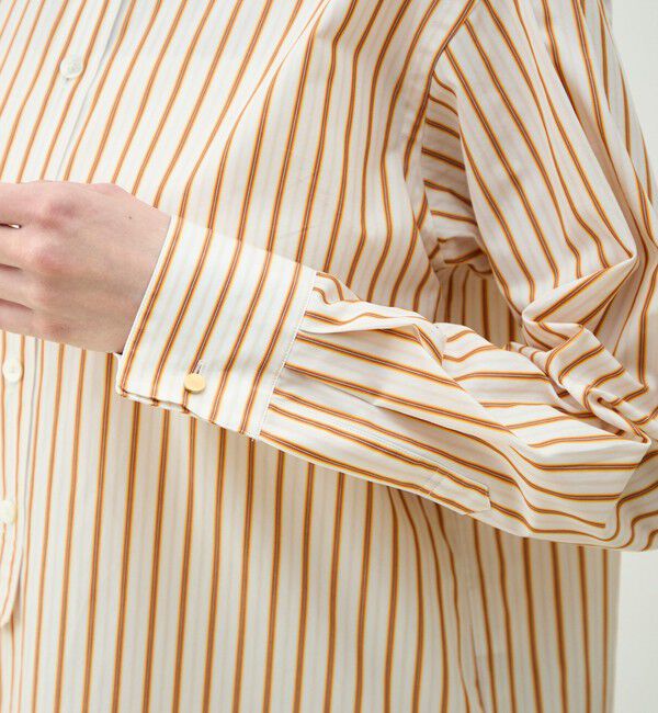 MACPHEE「コットンタイプライター レギュラーカラーシャツ」|シャツ・ブラウス|