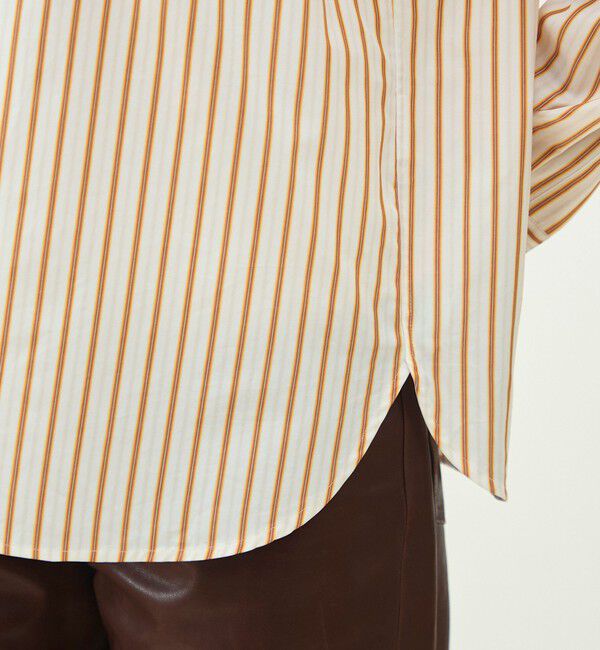 MACPHEE「コットンタイプライター レギュラーカラーシャツ」|シャツ・ブラウス|