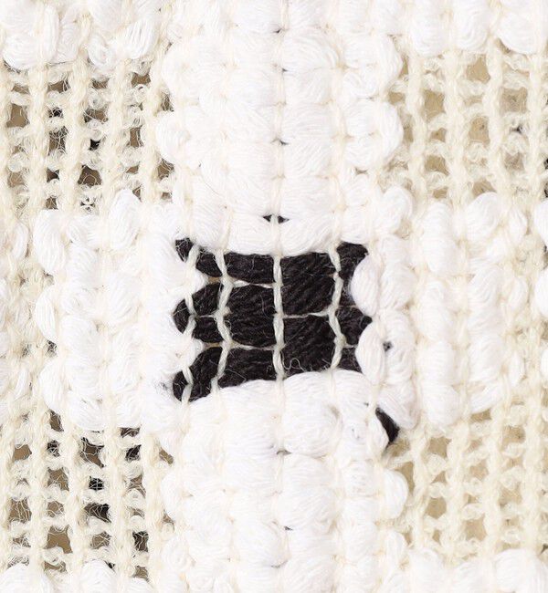 TOMORROWLAND collection「ブロックトリコット カーディガンジャケット」|ノーカラージャケット|