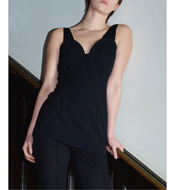 EMILYWEEK「【KOJIMA SAKI&times;EMILY WEEK】チュニックキャミドレス」|ワンピース|ブラック