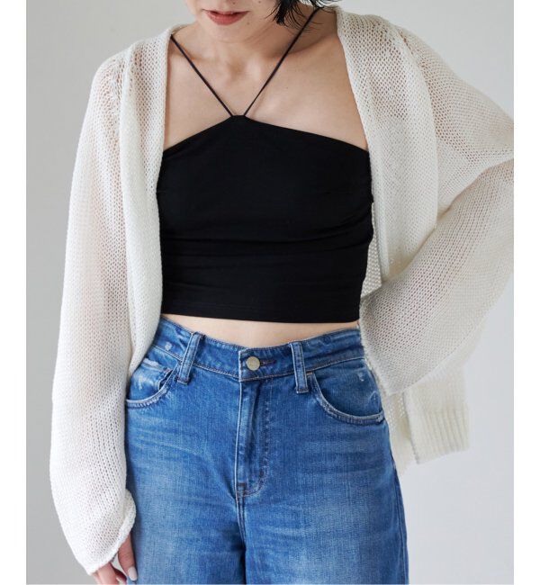 EMILYWEEK「EMILY WEEK&times;FRAMeWORK Vラインクロップドブラキャミソール」|インナー|