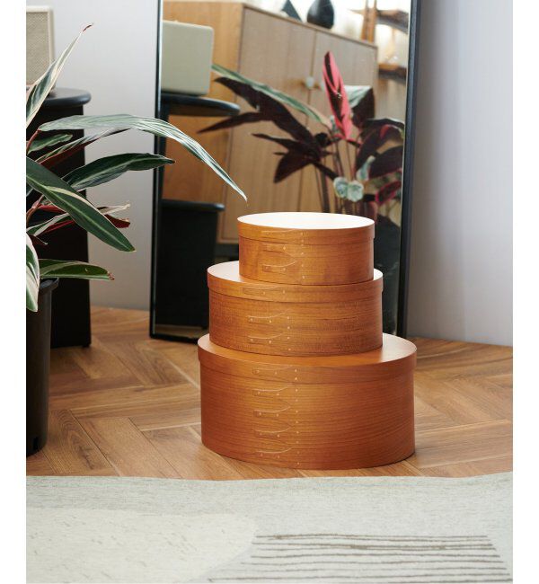 journal standard Furniture「SHAKER OVAL BOX L シェーカーボックス」|ステーショナリー|
