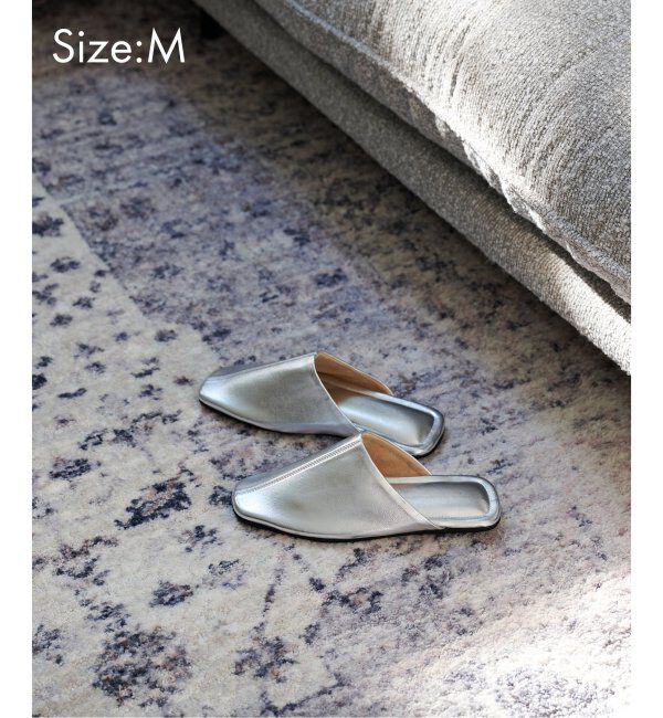 journal standard Furniture「JSF PLAIN SLIPPER Mサイズ　スリッパ」|ルームシューズ|シルバー