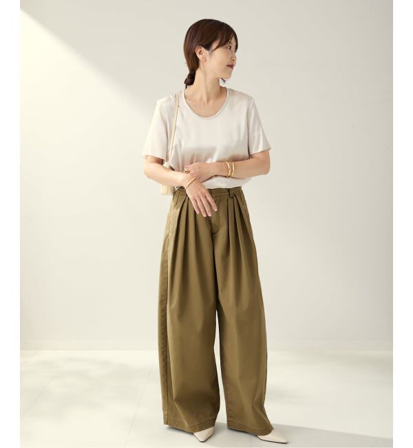 Plage「R&rsquo;IAM サテンチュニックTシャツ」|シャツ・ブラウス|