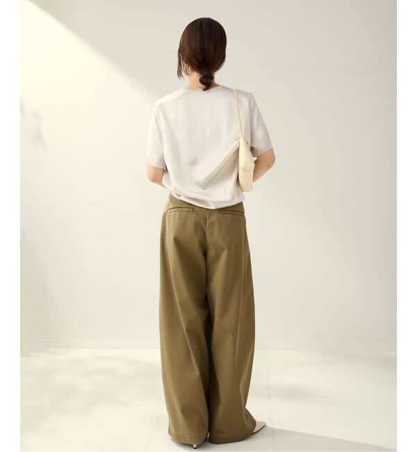 Plage「R&rsquo;IAM サテンチュニックTシャツ」|シャツ・ブラウス|