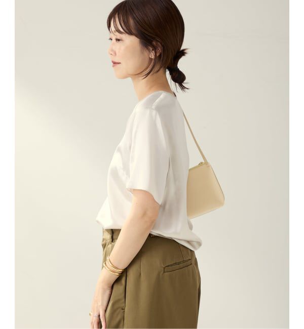 Plage「R&rsquo;IAM サテンチュニックTシャツ」|シャツ・ブラウス|