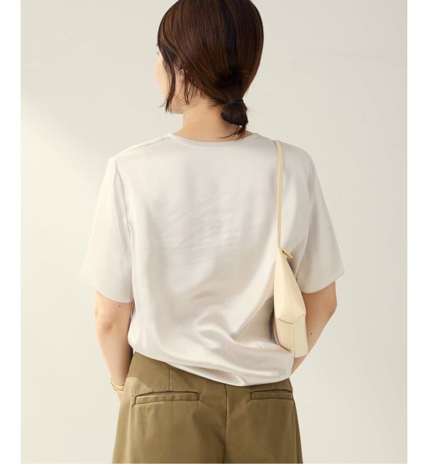 Plage「R&rsquo;IAM サテンチュニックTシャツ」|シャツ・ブラウス|